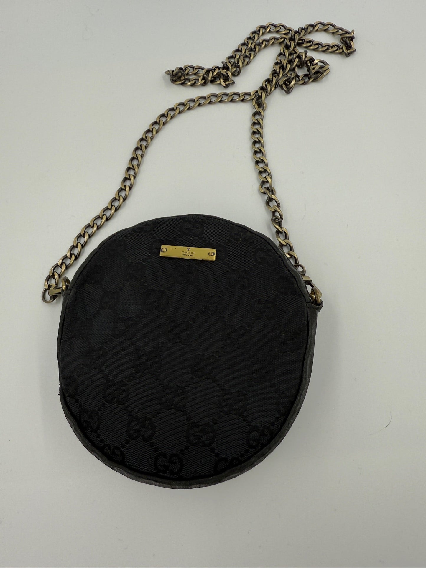 Gucci - GG Canvas Round Crossbody - Secondhand