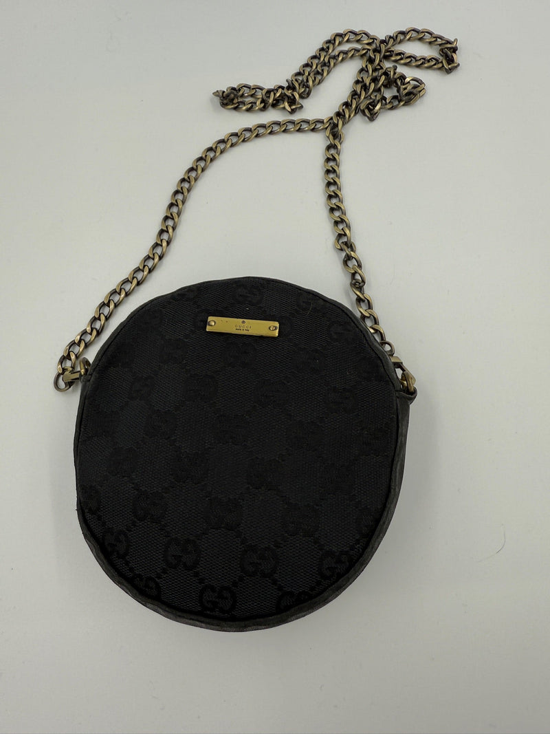 Gucci - GG Canvas Round Crossbody - Secondhand