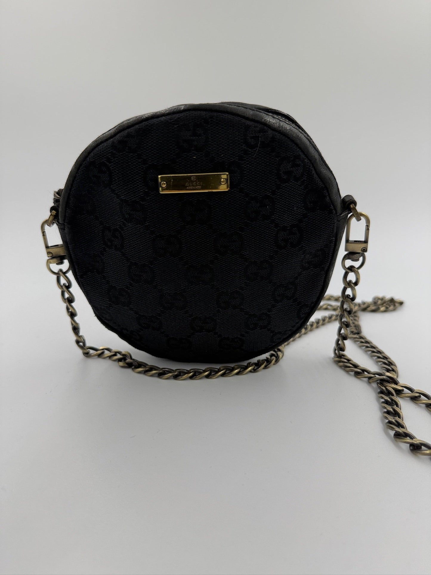 Gucci - GG Canvas Round Crossbody - Secondhand