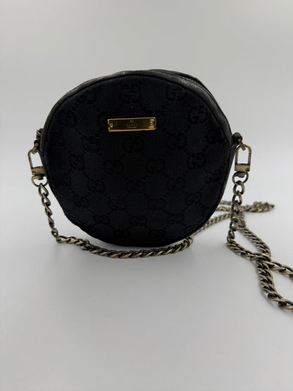 Gucci - GG Canvas Round Crossbody - Secondhand