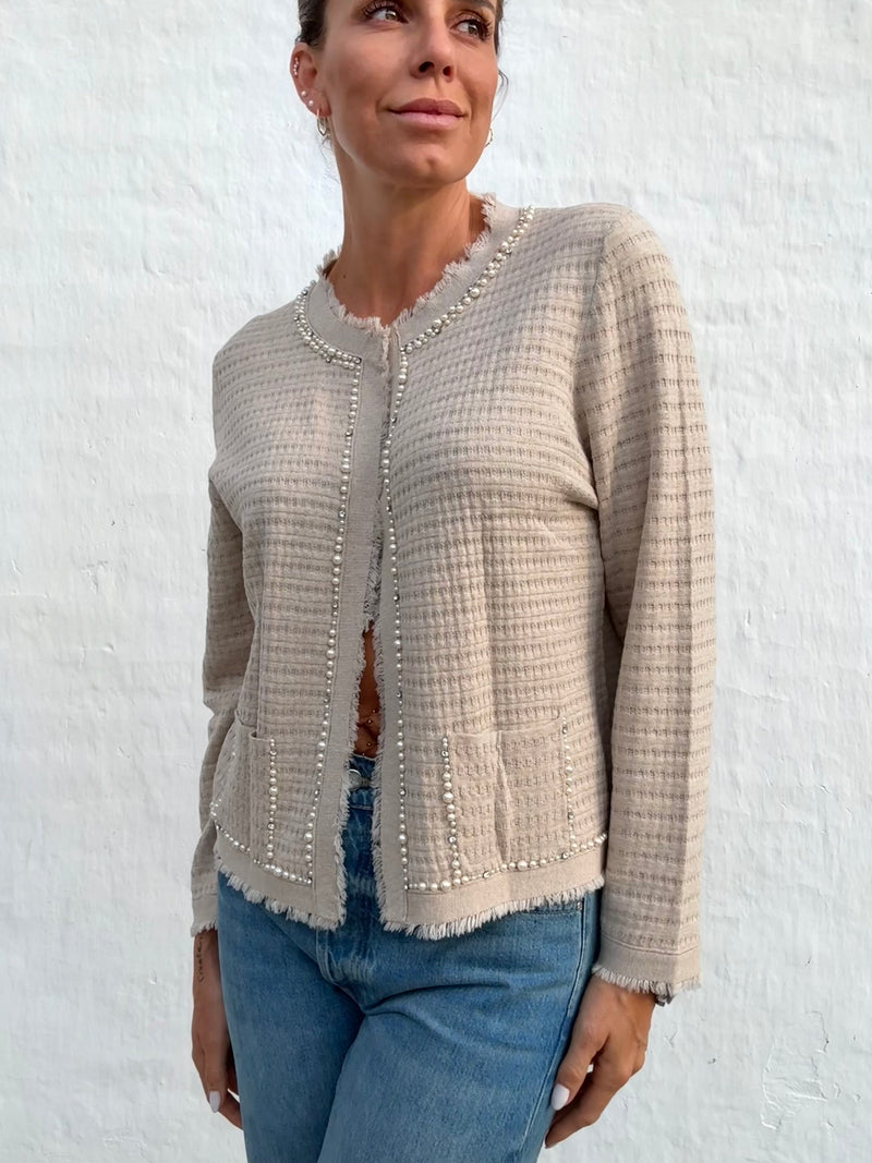 The Collection - Cardigan - Sand - Vanessa