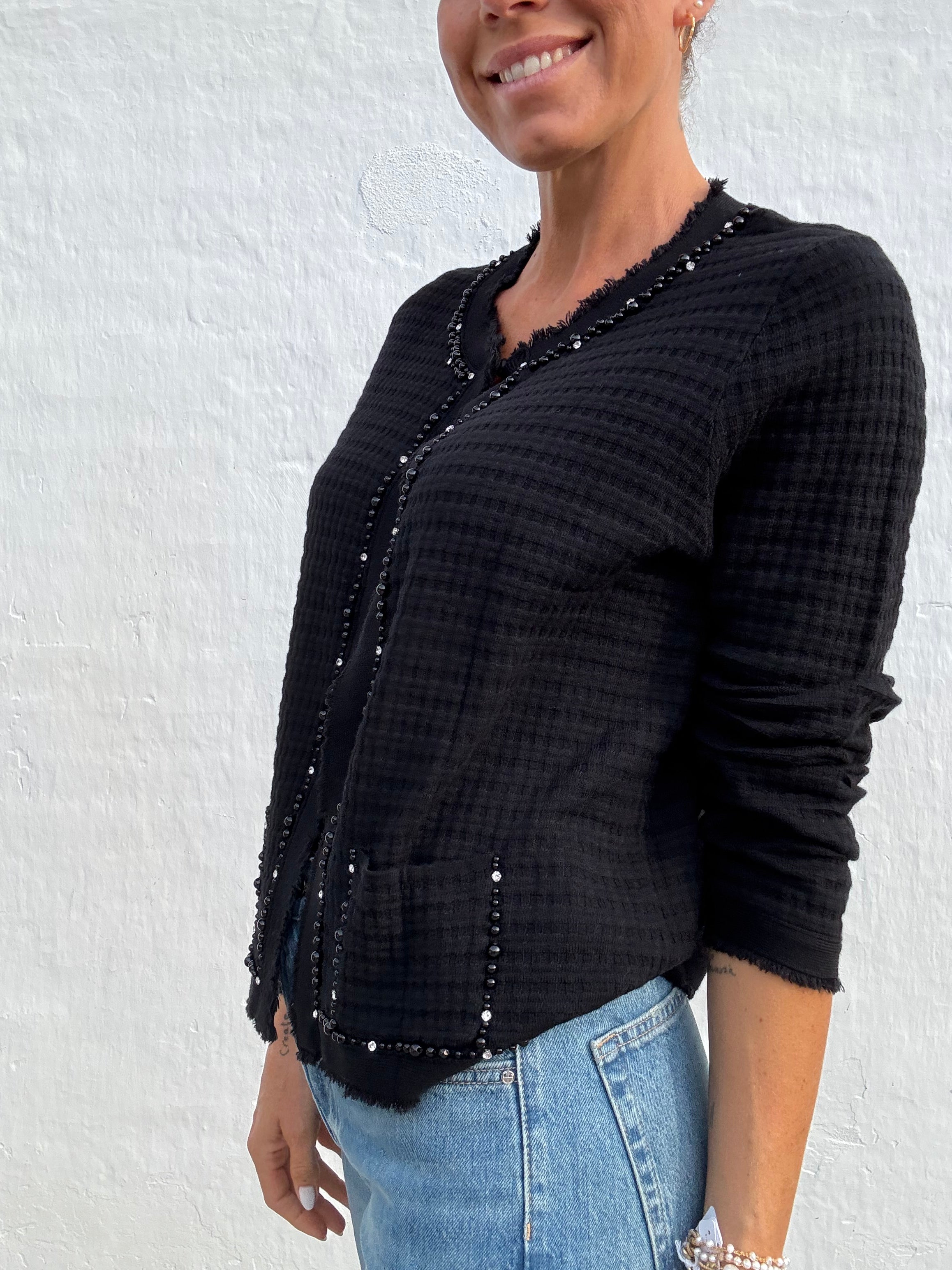 The Collection - Cardigan - Black - Vanessa