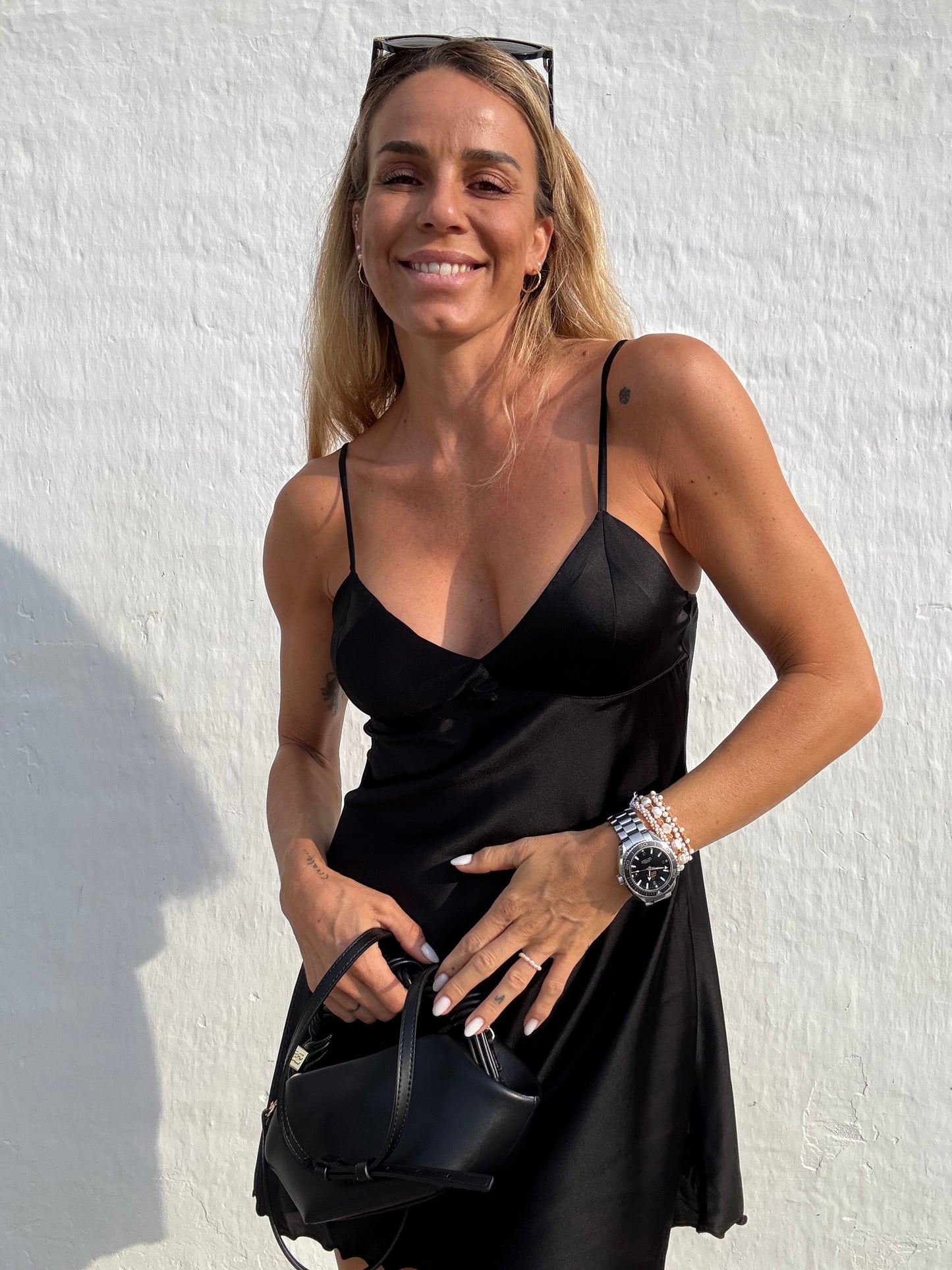 The Collection - Silke kjole - Black - Lia
