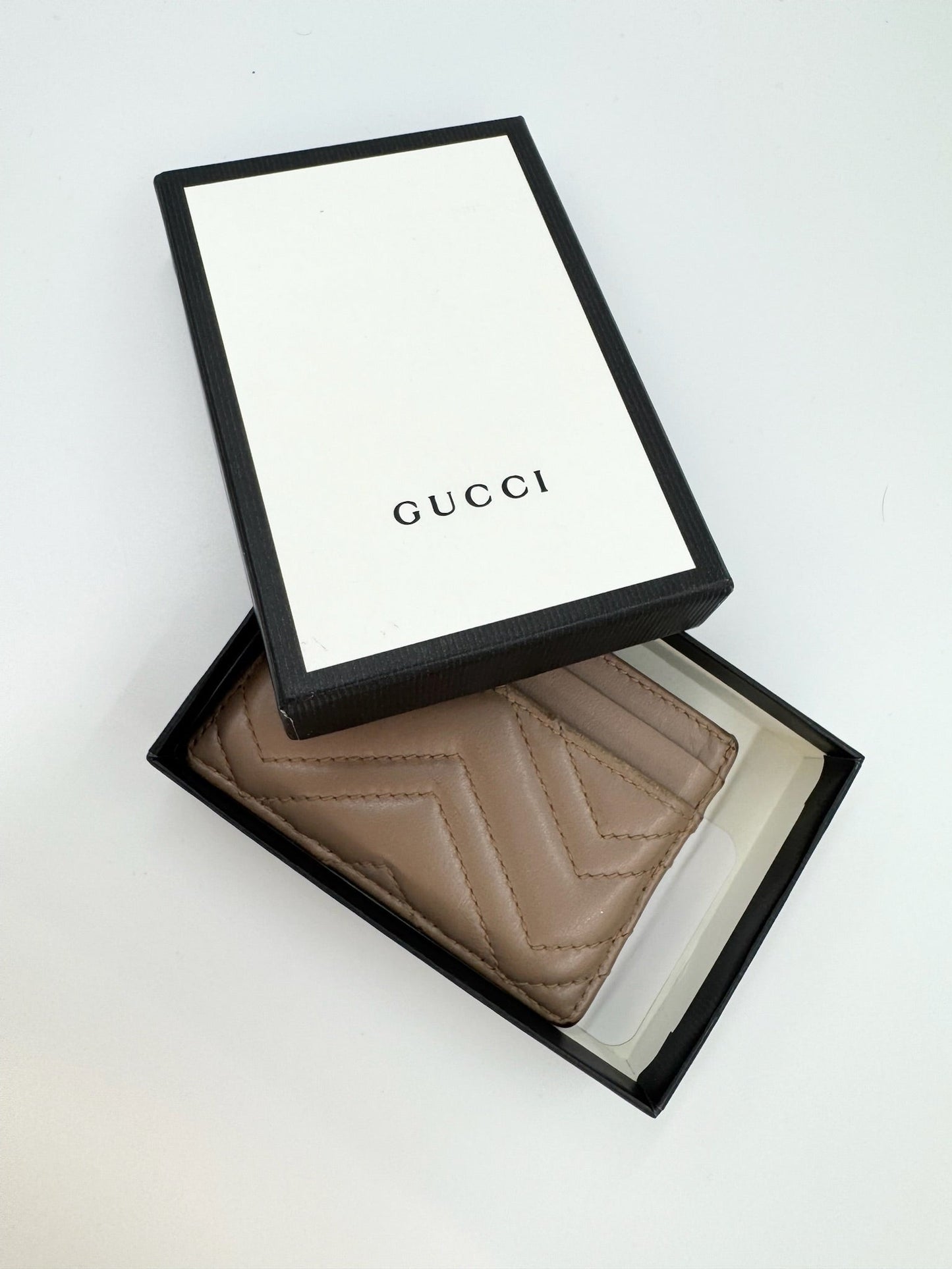 GUCCI - Kortholder - Calfskin GG Marmont - Secondhand