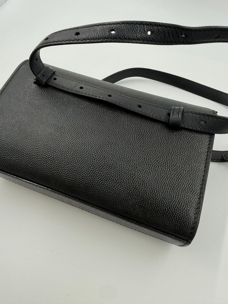Saint Laurent Kate – bæltetaske – sort læder taske – secondhand