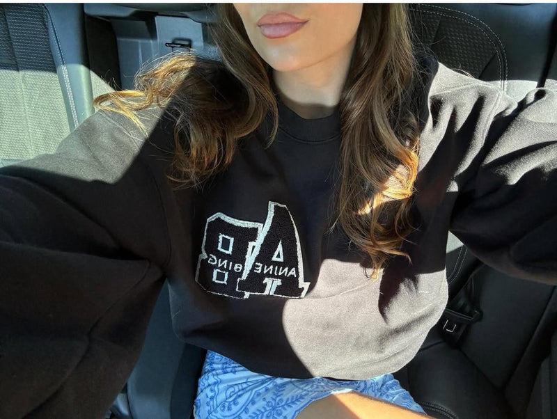 Anine Bing - Sweatshirt - Black - Miles Letterman