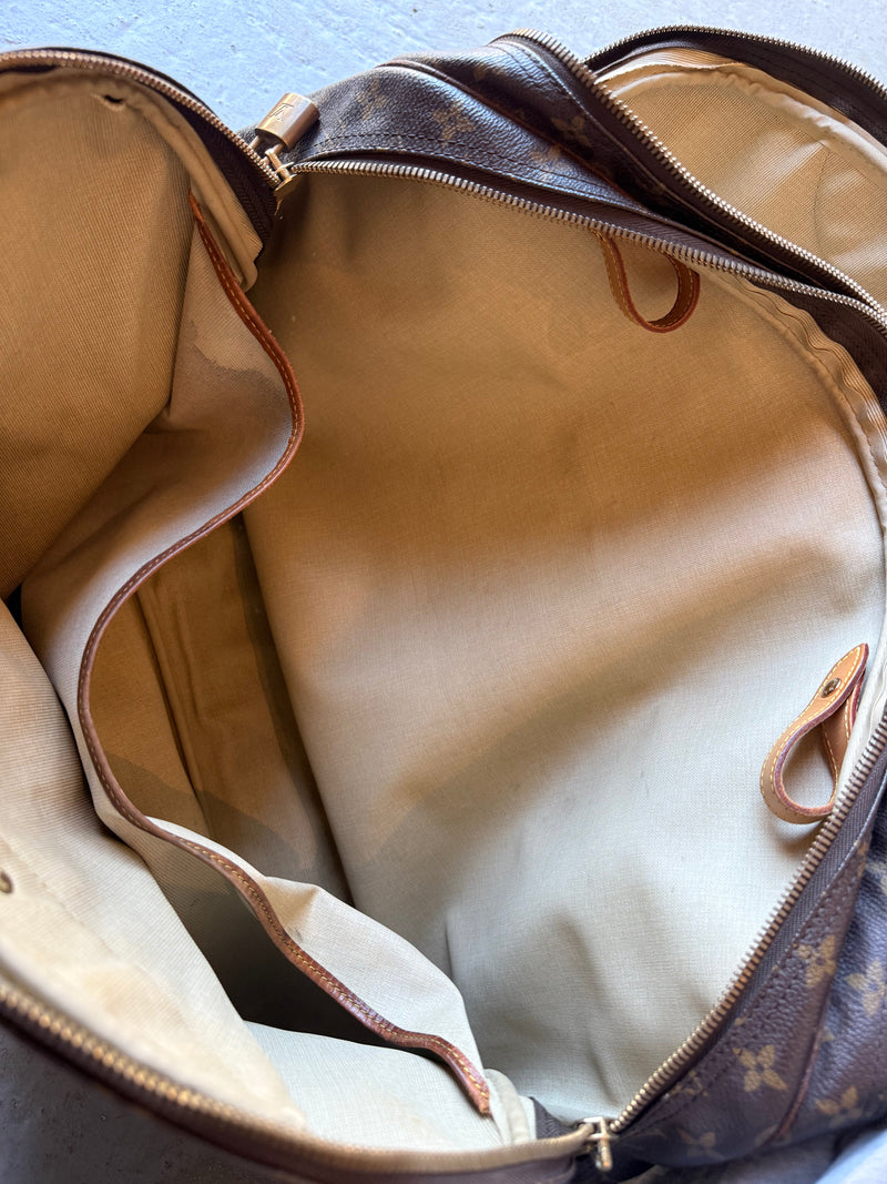 Louis Vuitton Alize – rejsetaske – brun monogram canvas taske – secondhand