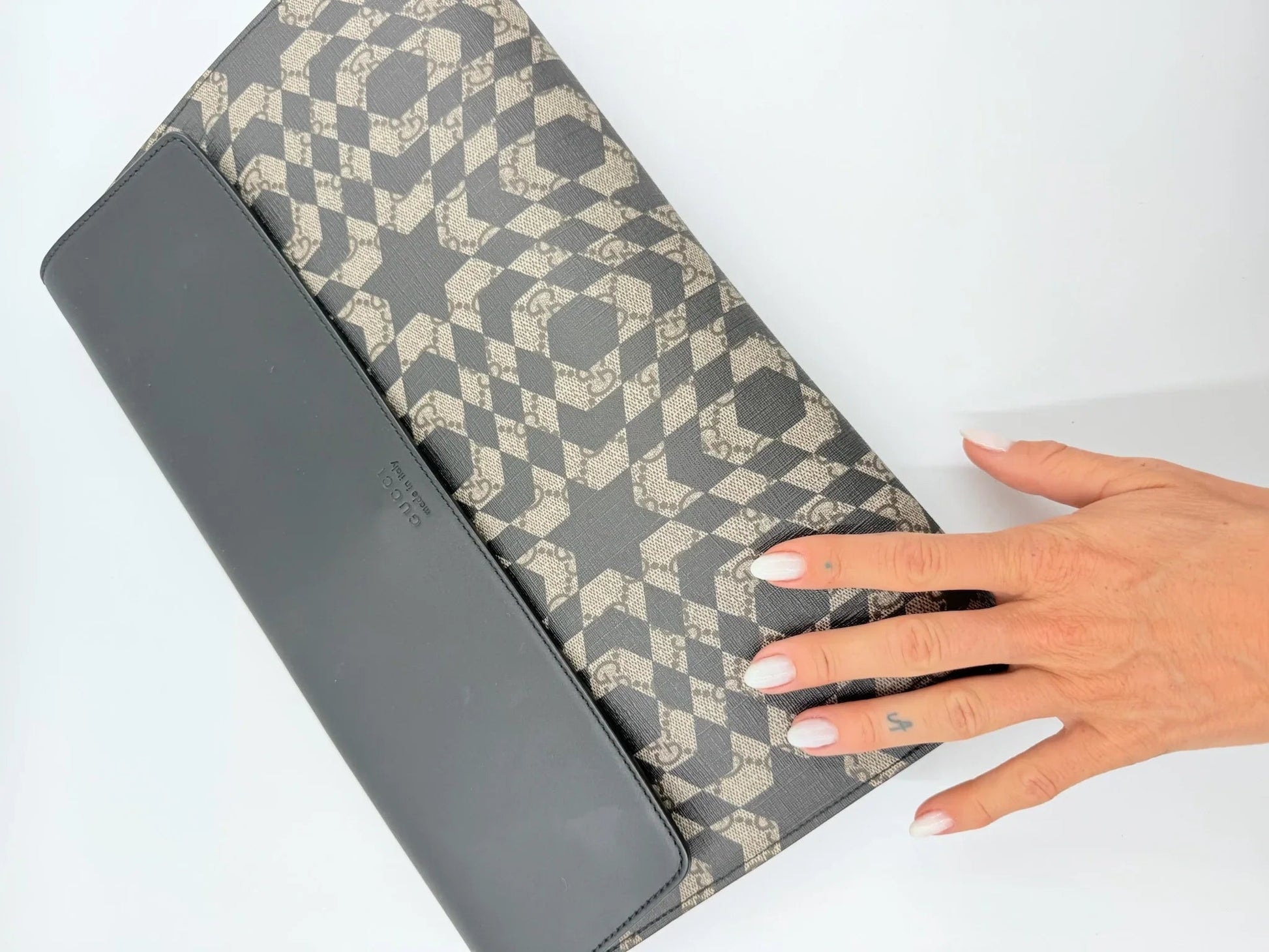 Gucci - Clutch - GG Supreme Monogram Caleido - Secondhand - Stilkompagniet.dk