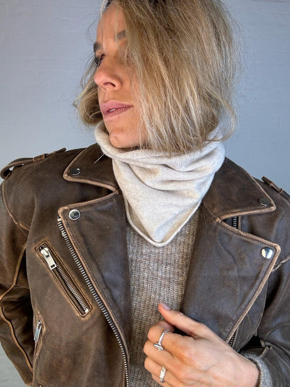 Andcopenhagen - Cashmere halsedisse - 100% Cashmere - Sand - Stilkompagniet.dk