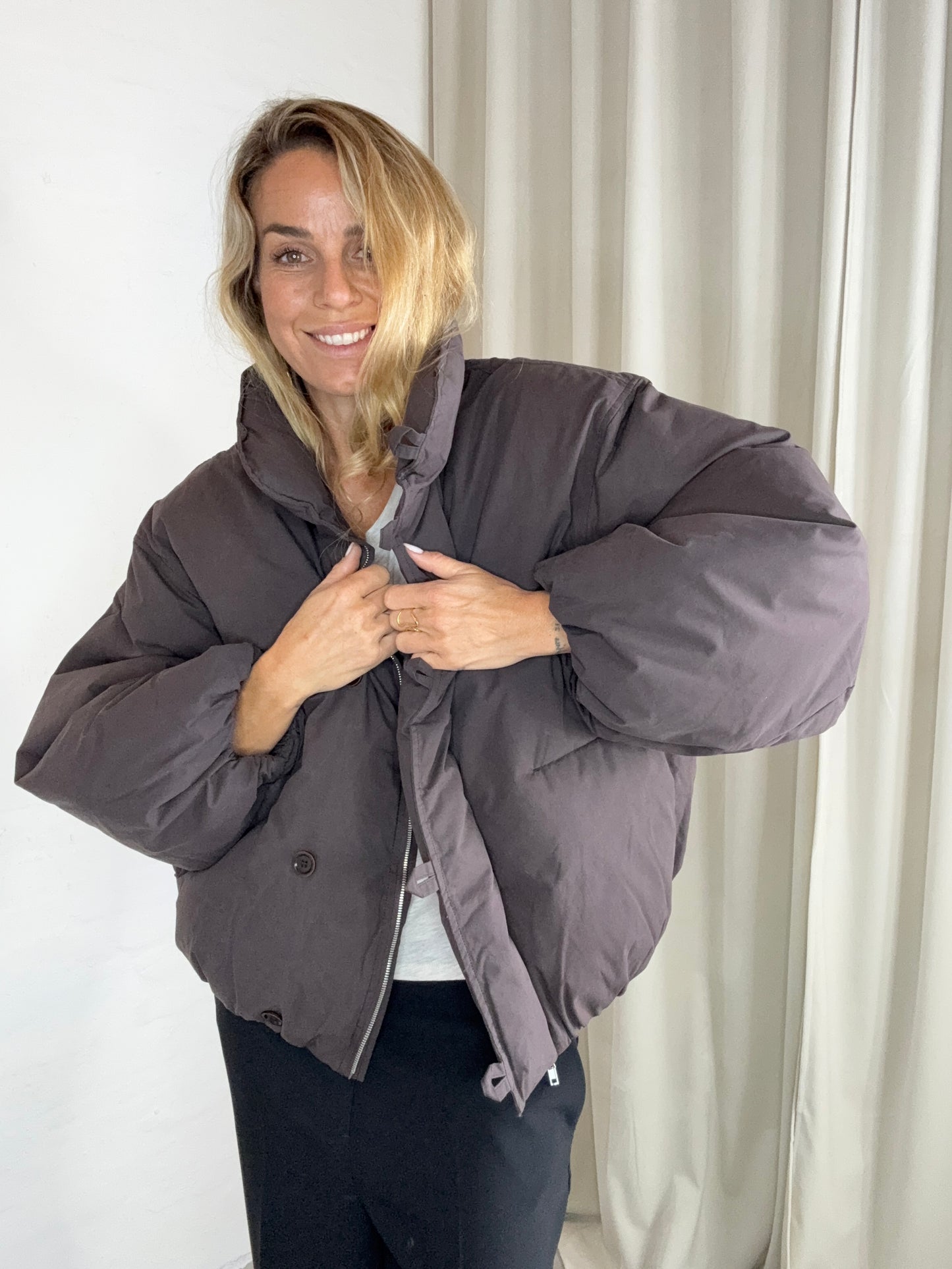 The Collection - Puffer Jakke - Brown - Gia
