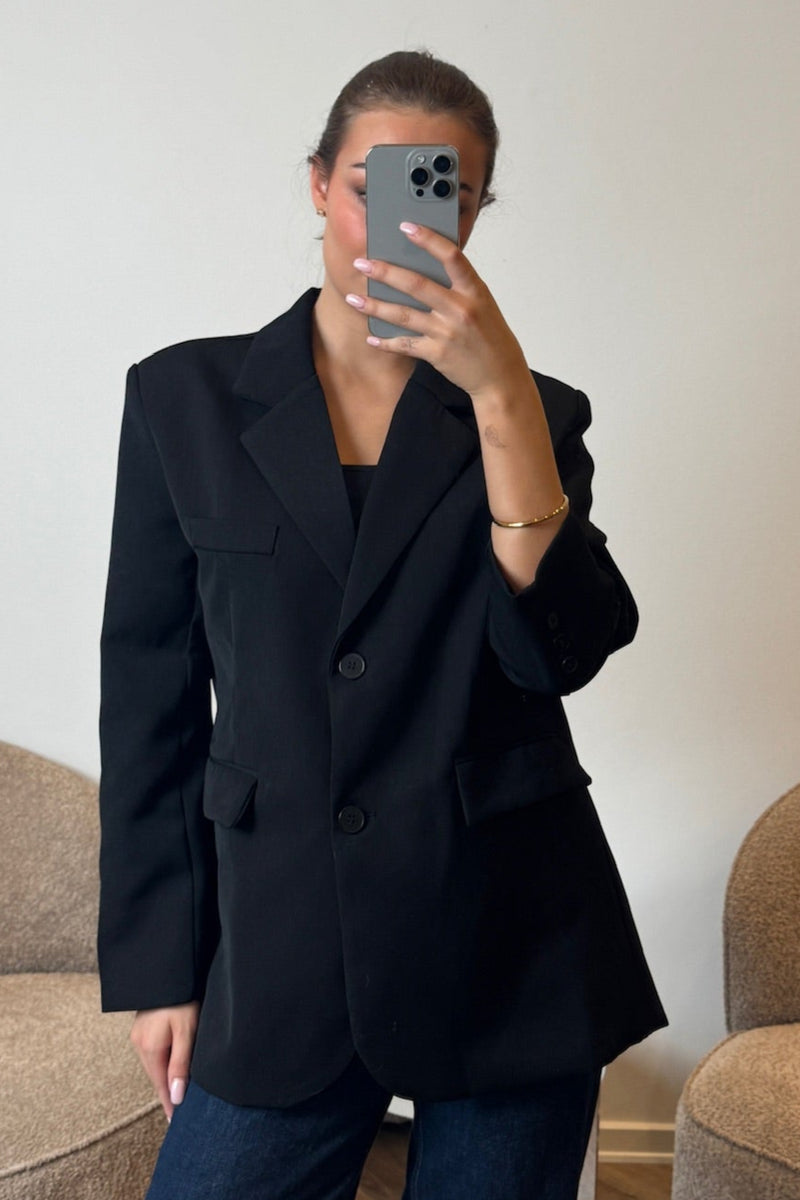 The Collection - Blazer - Black - Antonia (Bemærk preorder lev uge. 9 - str s/m og m/l er i preorder til uge 10)