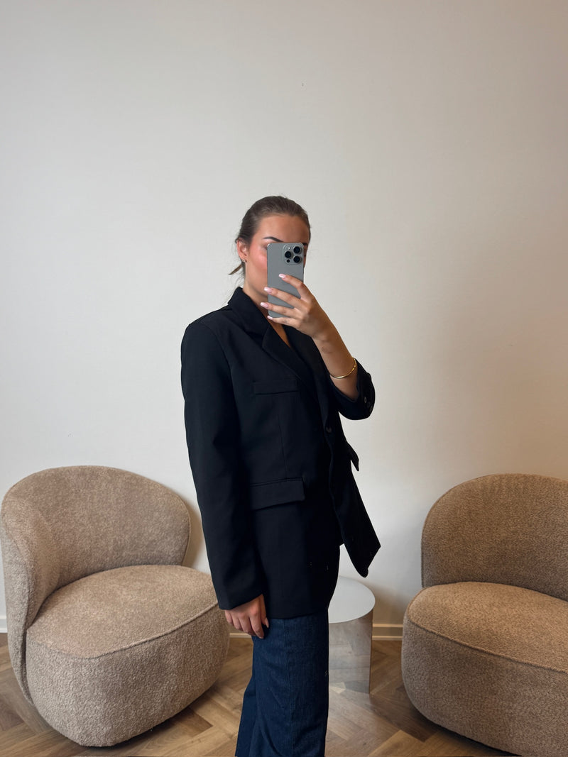 The Collection - Blazer - Black - Antonia (Bemærk preorder lev uge. 9 - str s/m og m/l er i preorder til uge 10)