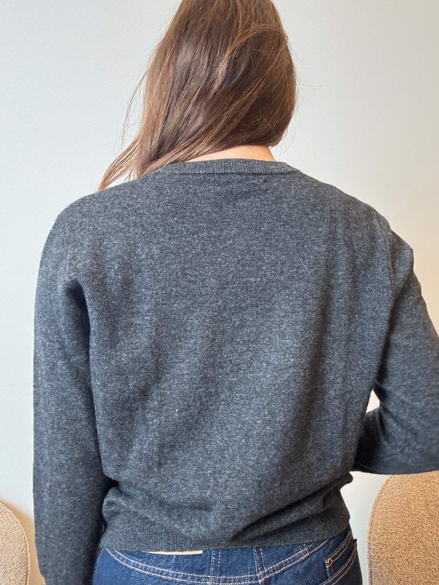 The Collection - Cashmere Cardigan - Dark Grey - Celine (Preorder uge 9)