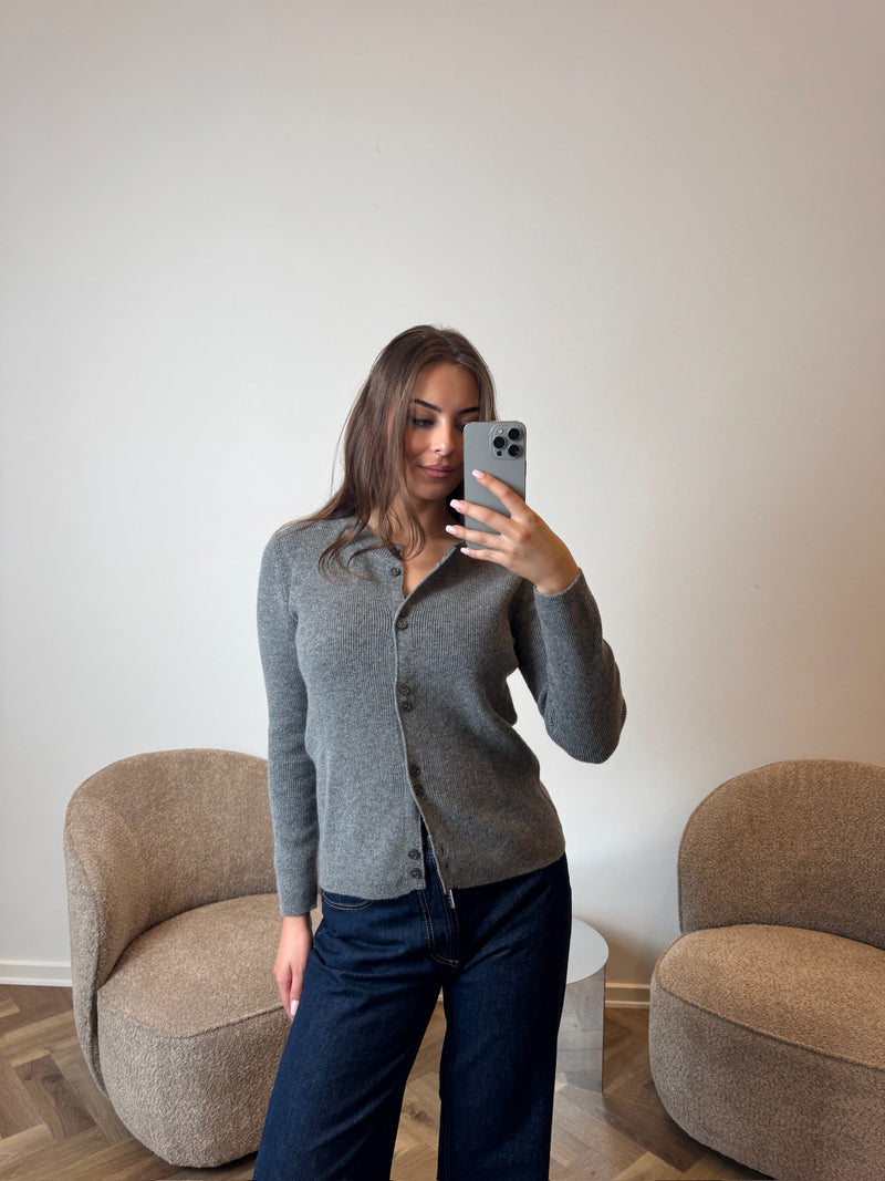 The Collection - Cardigan - Dark Grey - Eloise