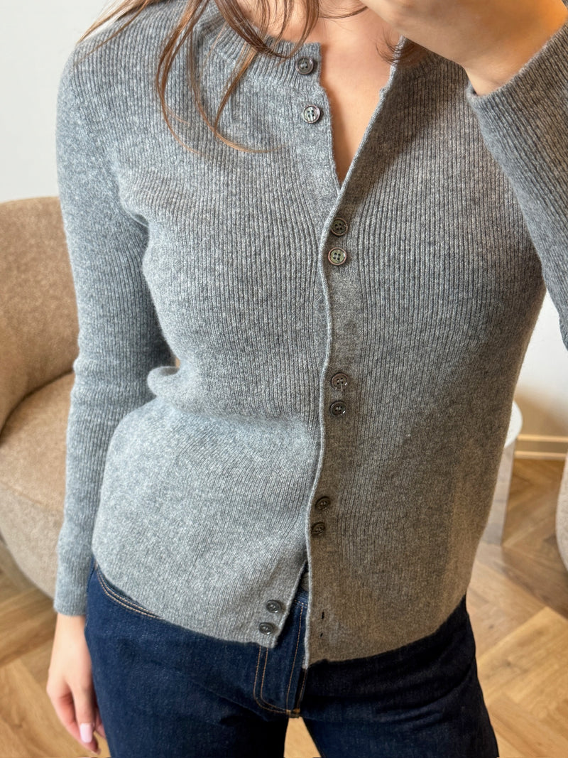 The Collection - Cardigan - Dark Grey - Eloise