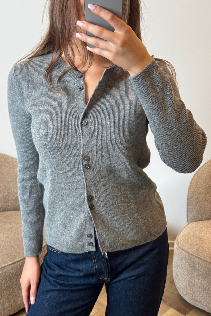 The Collection - Cardigan - Dark Grey - Eloise