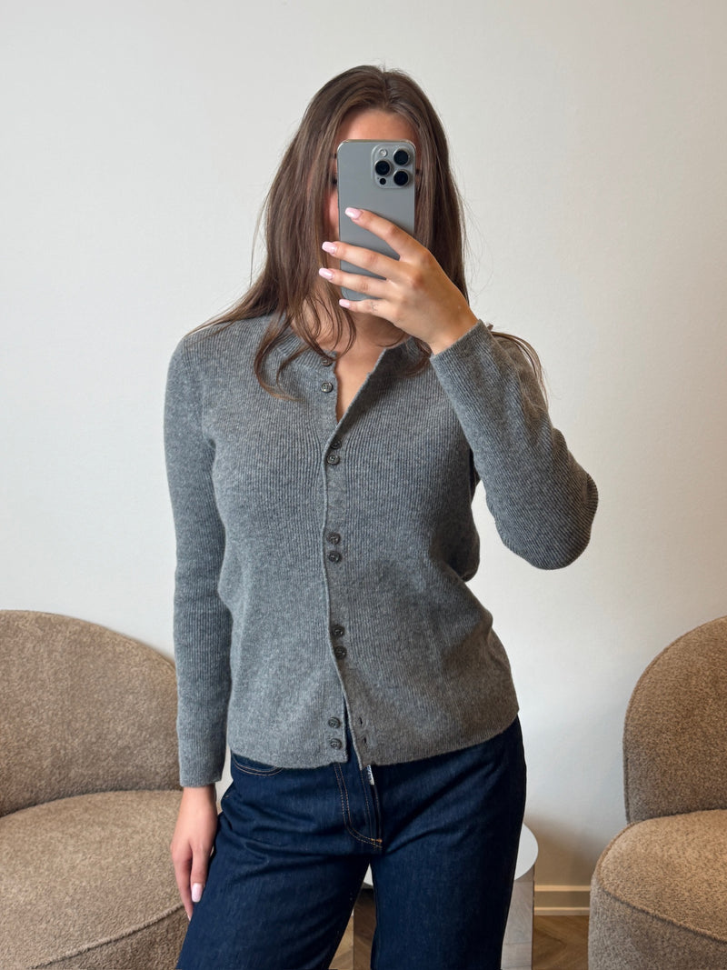 The Collection - Cardigan - Dark Grey - Eloise