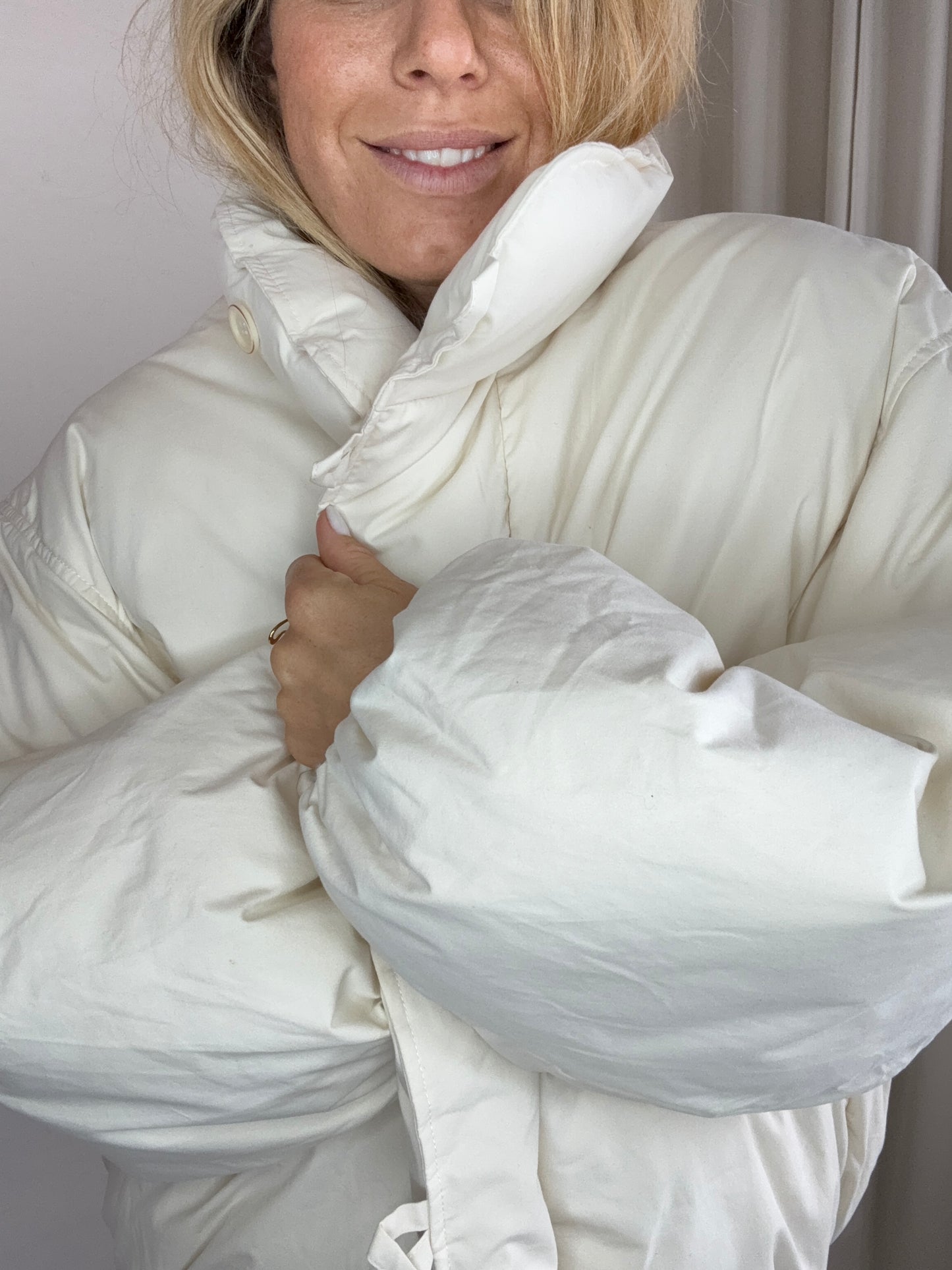 The Collection - Puffer Jakke - Off White - Gia
