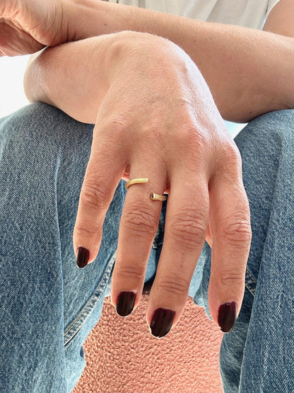 Andcopenhagen - Ring - 18 karat guldbelagt 925 sterlingsølv - Silje - Stilkompagniet.dk