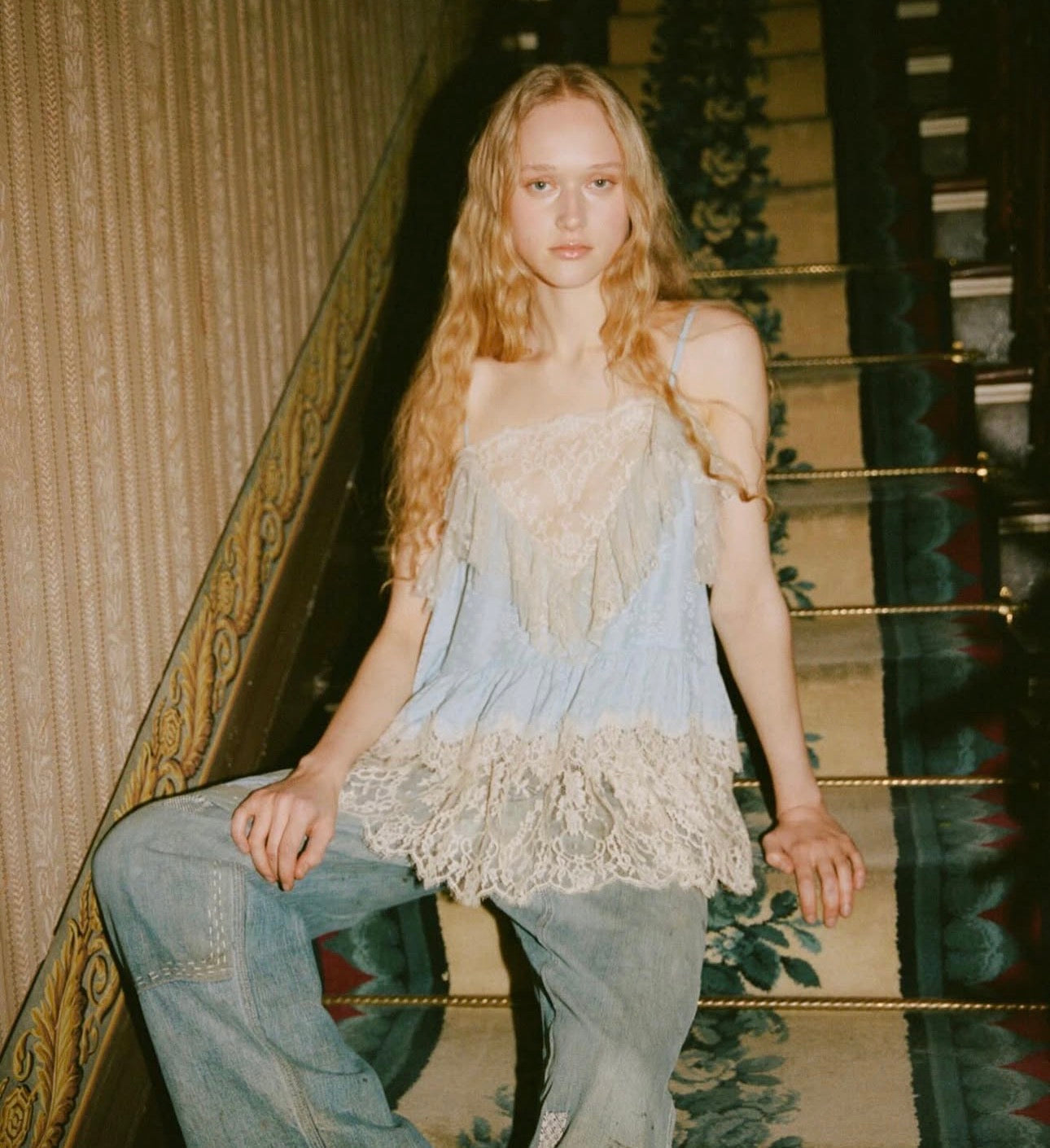 Sea New York - Blonde Top - Ethel - Lyseblå