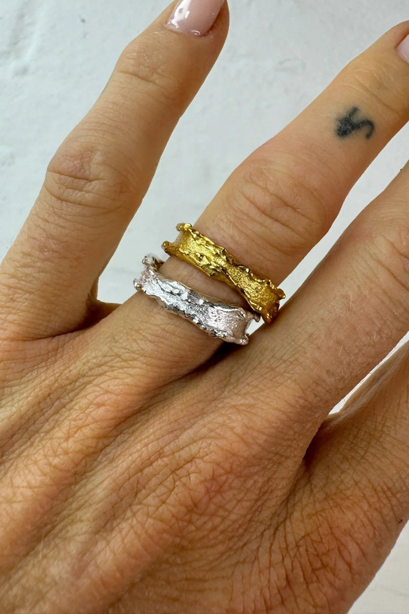 Andcopenhagen - Ring - 18 karat guldbelagt 925 sterlingsølv - Vega - Stilkompagniet.dk