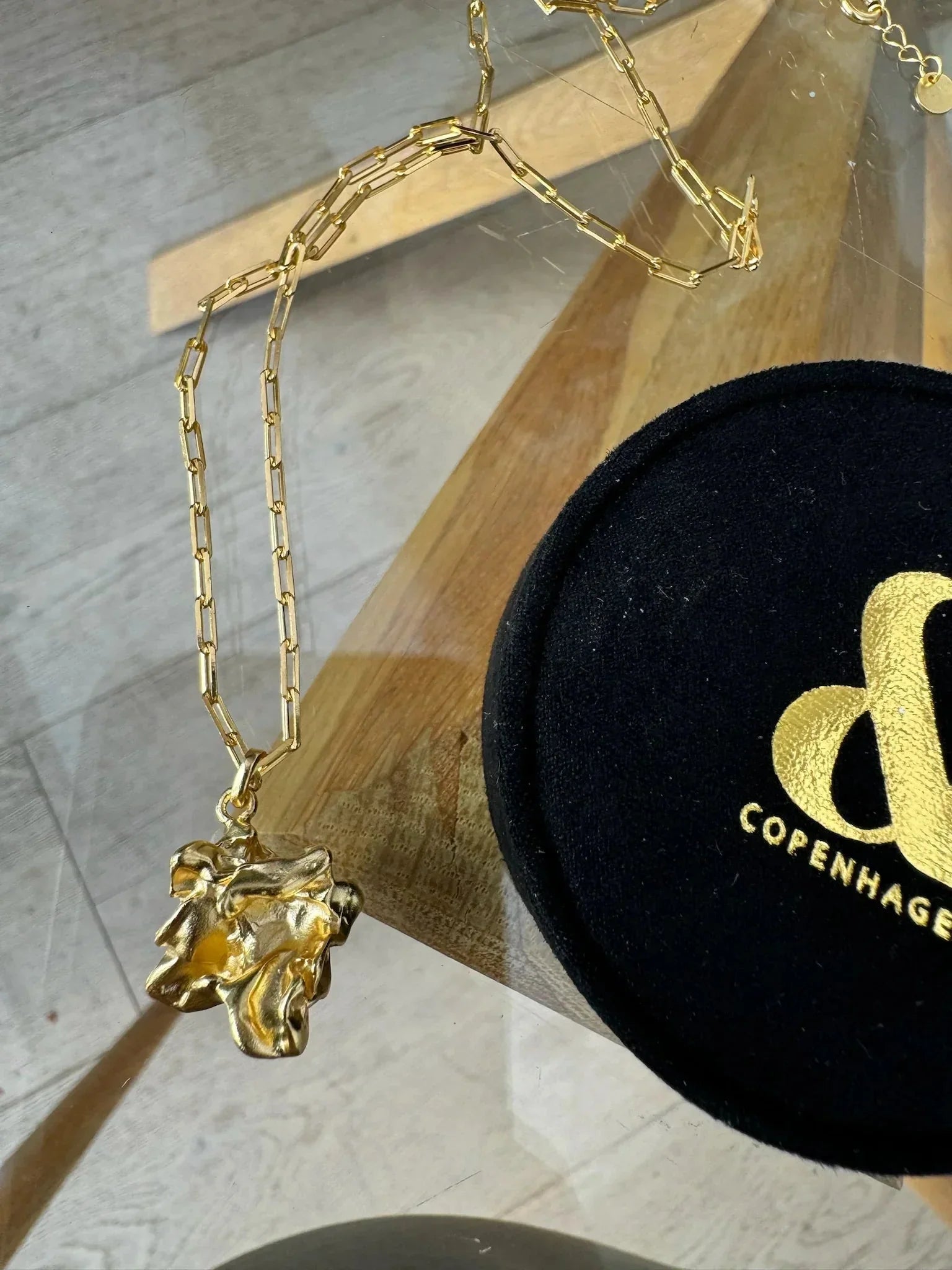 Andcopenhagen - Halskæde - 18 karat guldbelagt 925 sterlingsølv - Arlinda - Stilkompagniet.dk