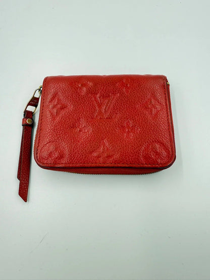 Louis Vuitton - Pung - Rød - LV Zippy coin pung - Secondhand