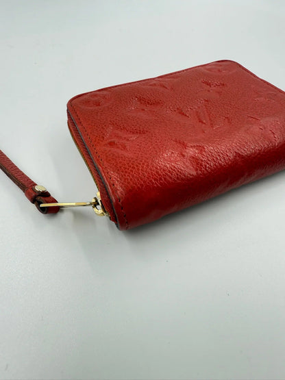 Louis Vuitton - Pung - Rød - LV Zippy coin pung - Secondhand