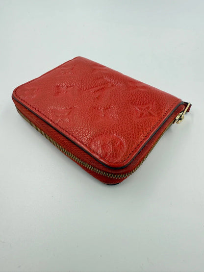 Louis Vuitton - Pung - Rød - LV Zippy coin pung - Secondhand