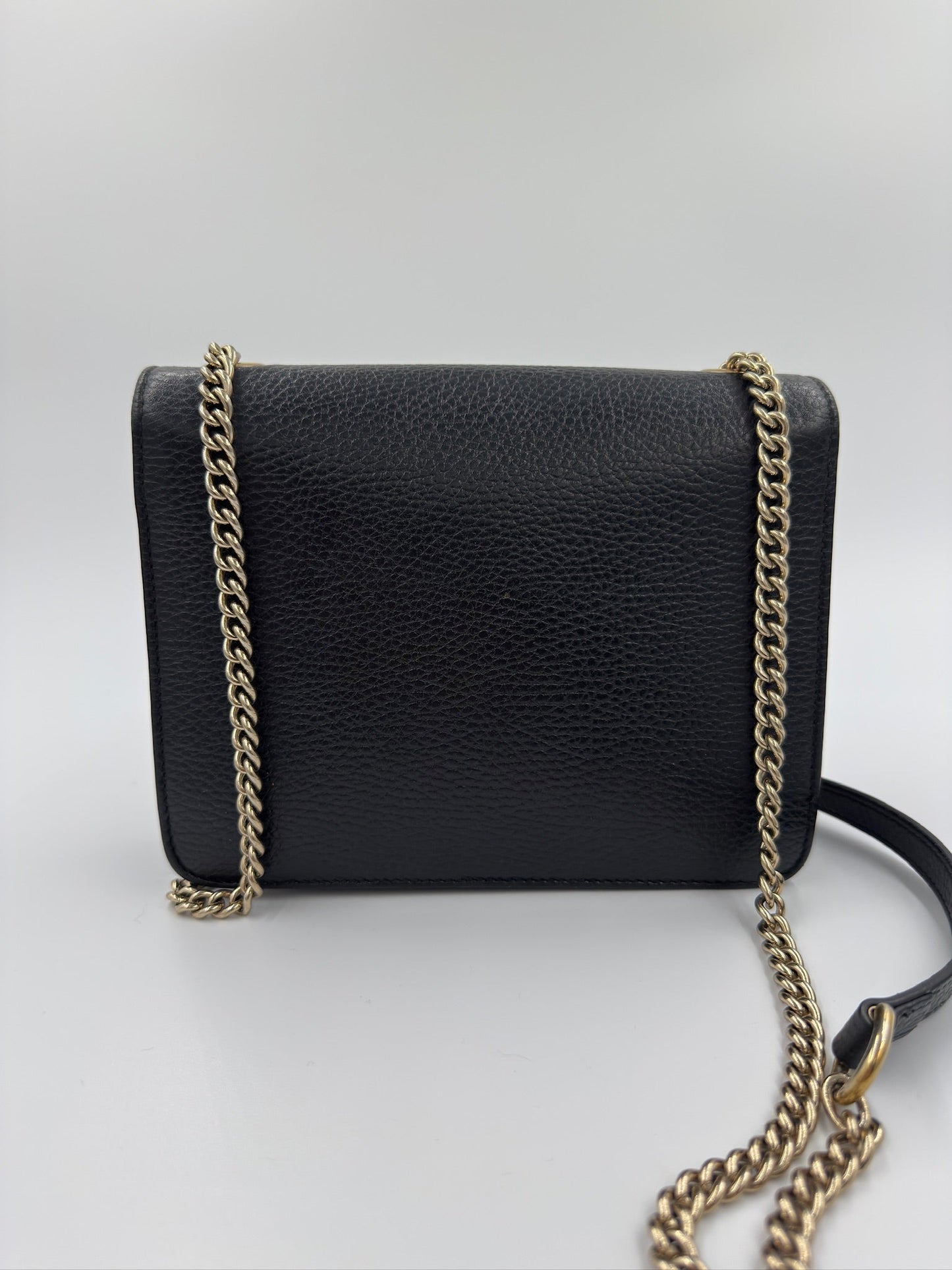 Gucci - Taske - Sort - GG Interlocking Shoulder Bag - Secondhand