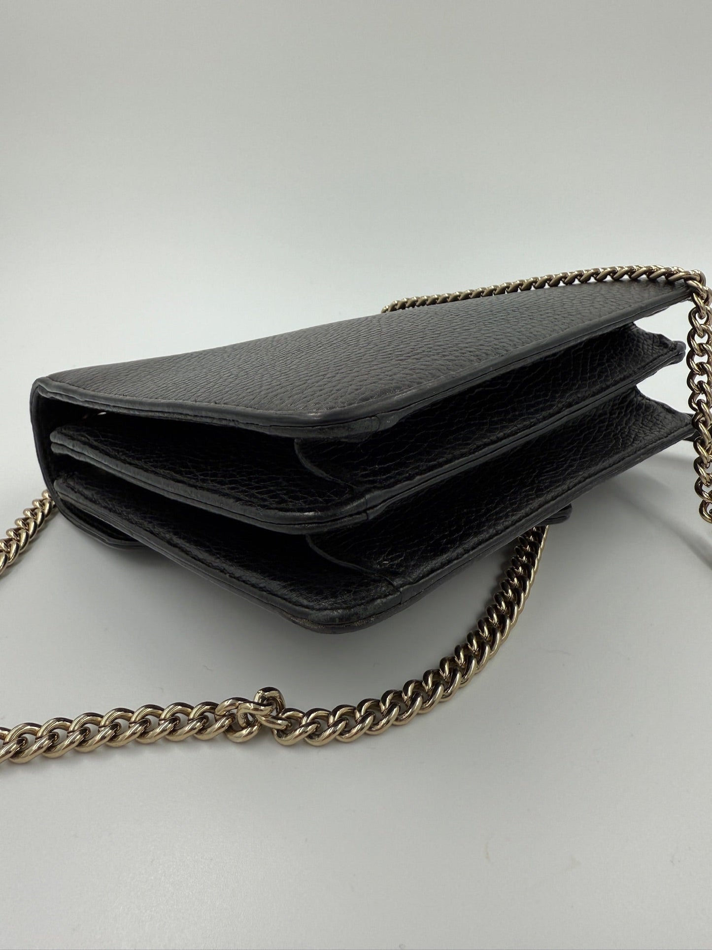 Gucci - Taske - Sort - GG Interlocking Shoulder Bag - Secondhand