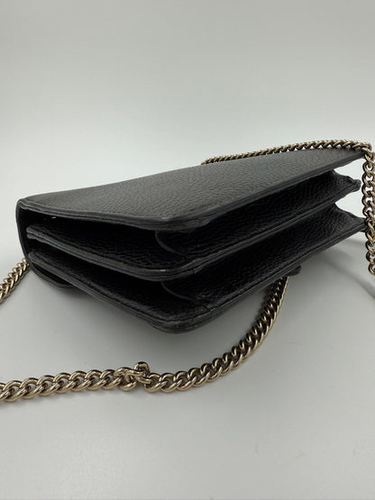 Gucci - Taske - Sort - GG Interlocking Shoulder Bag - Secondhand