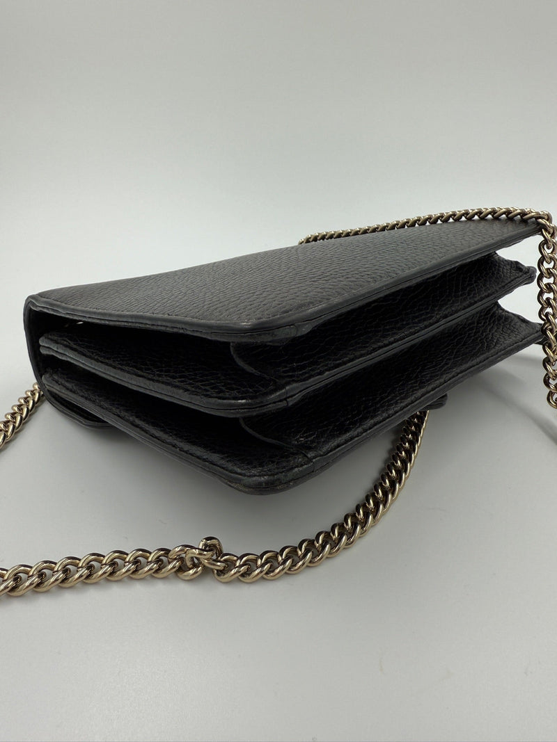 Gucci - Taske - Sort - GG Interlocking Shoulder Bag - Secondhand