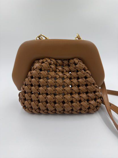 Themoirè - Taske - Camel - Gea Knots Clutch - Secondhand