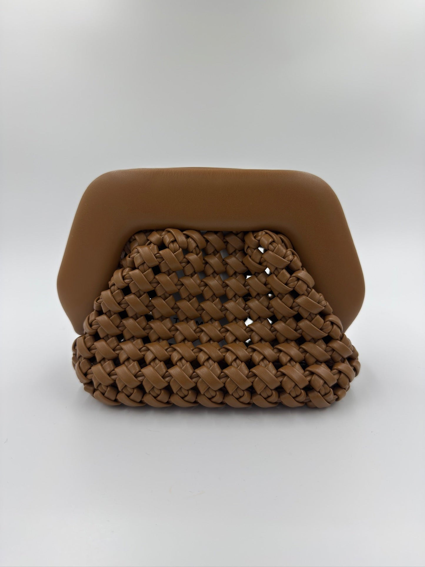 Themoirè - Taske - Camel - Gea Knots Clutch - Secondhand
