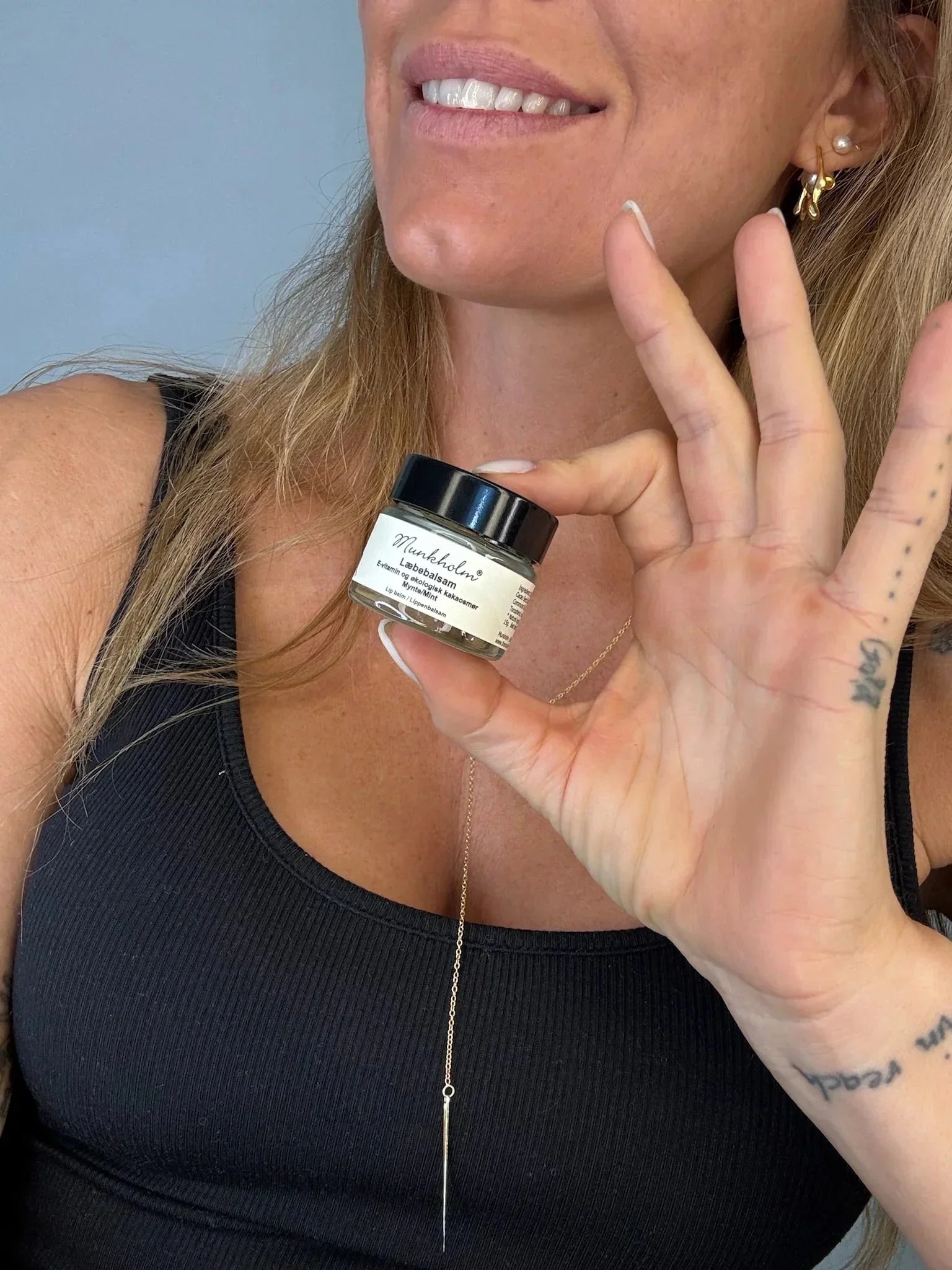 Læbebalsam - Pebermynte - 15 ml. - Munkholm sss - Stilkompagniet.dk