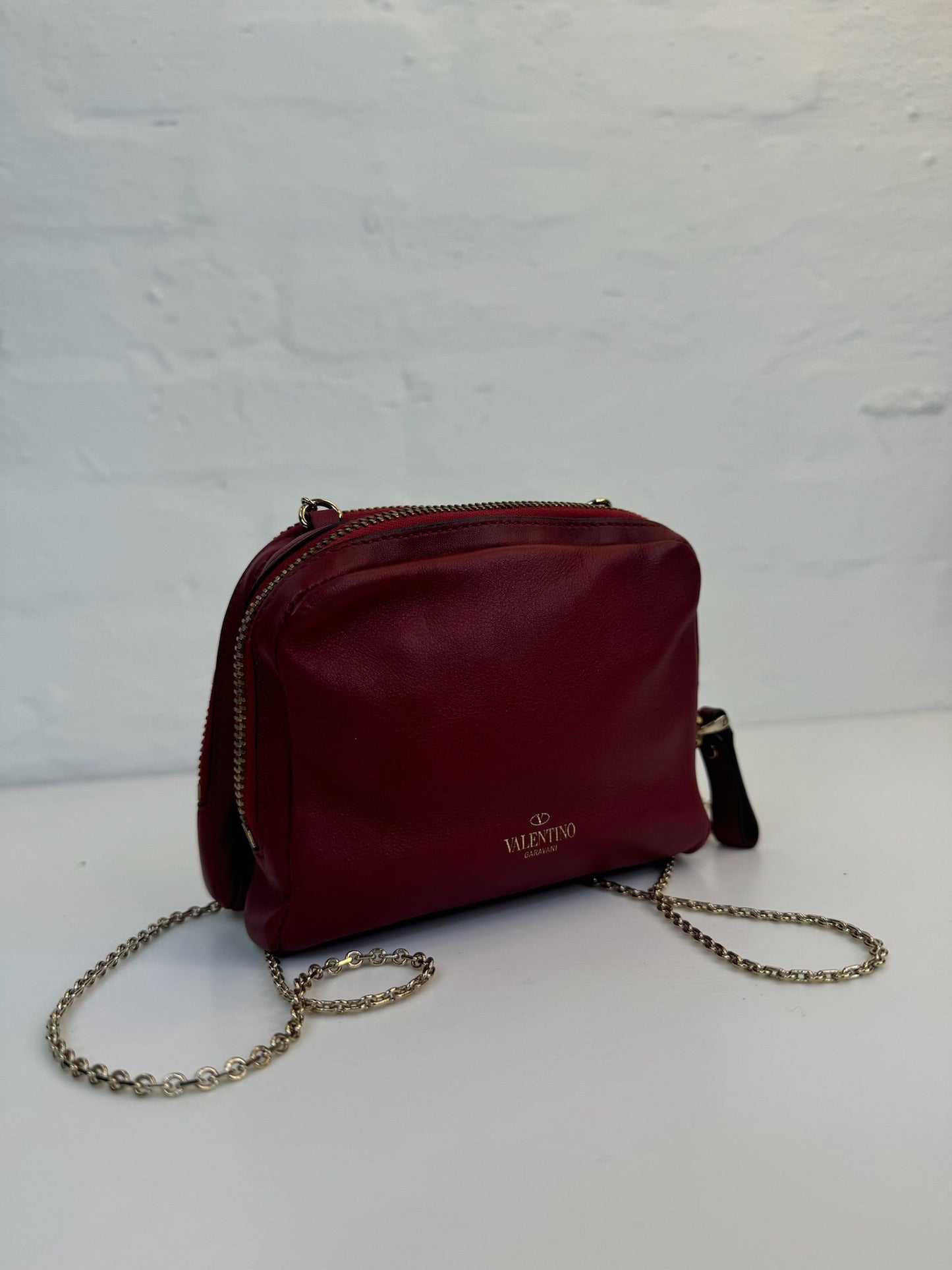 Valentino - Garavani Rockstuds - Rød - Crossbody - Secondhand - Stilkompagniet.dk
