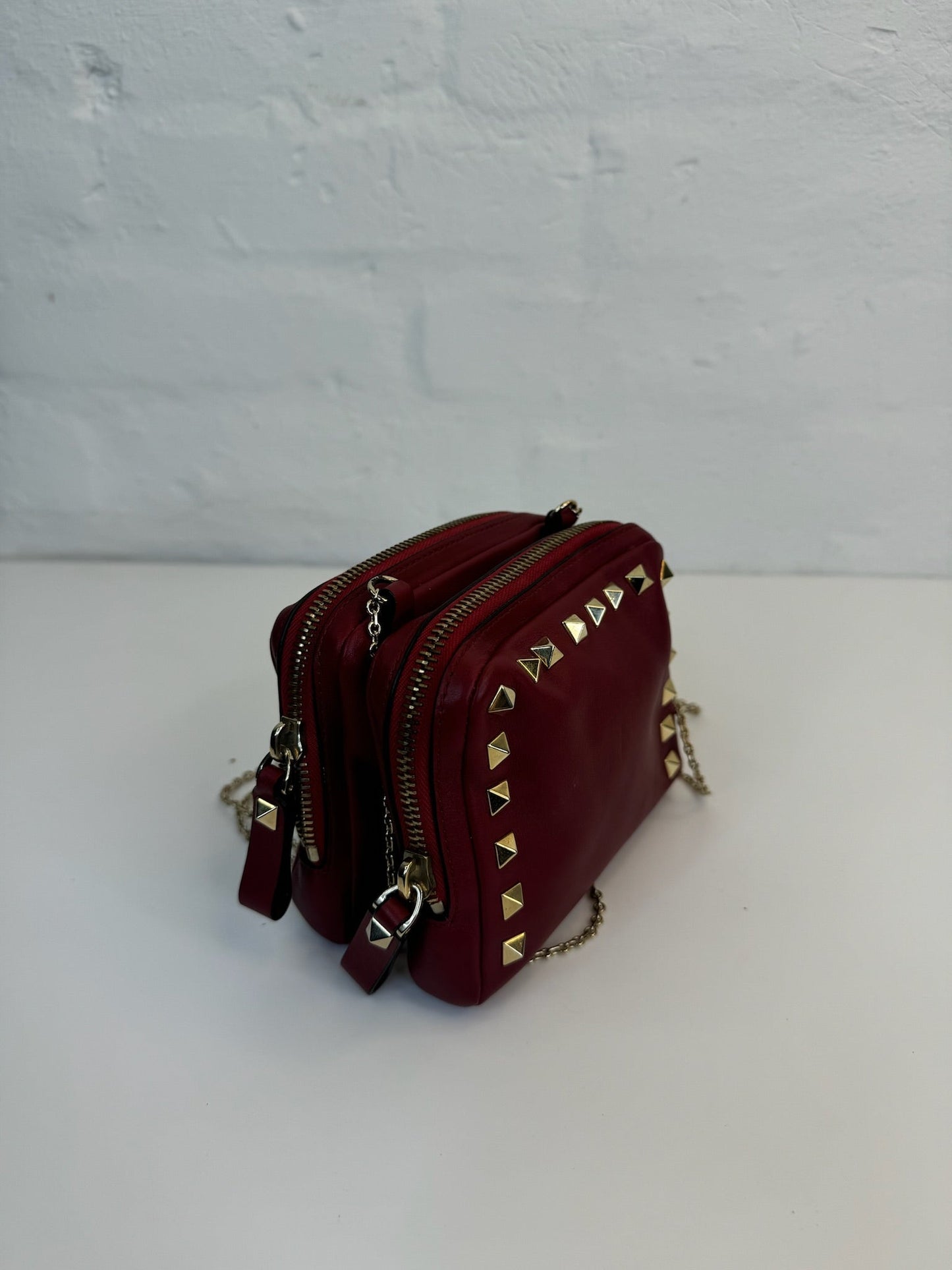 Valentino - Garavani Rockstuds - Rød - Crossbody - Secondhand - Stilkompagniet.dk