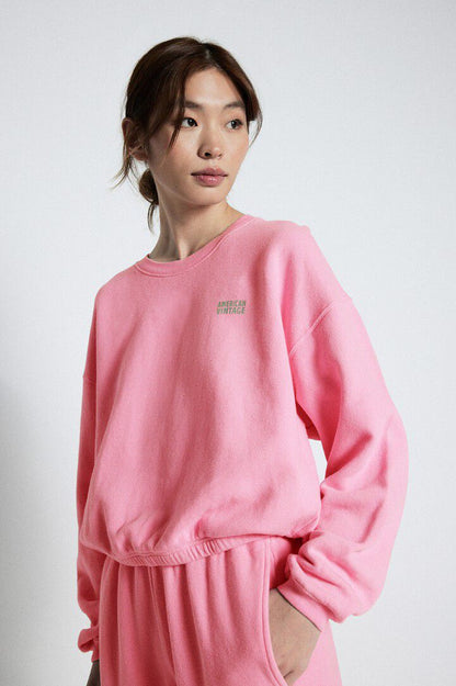 American Vintage - Sweatshirt - Vintage Pink - Izubird