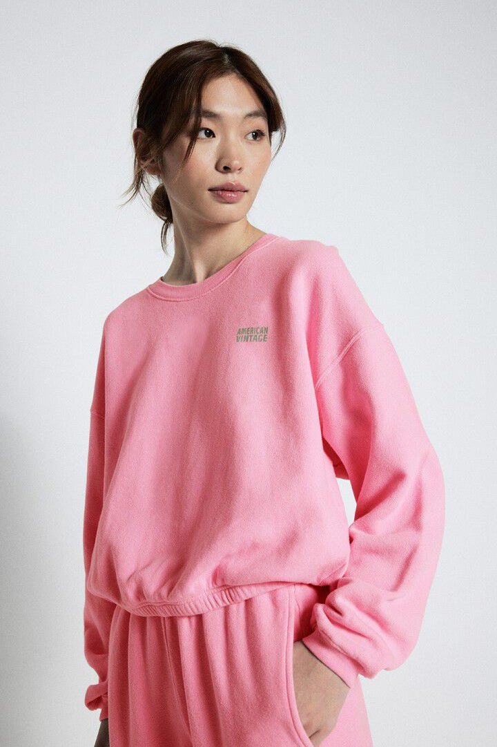 American Vintage - Sweatshirt - Vintage Pink - Izubird