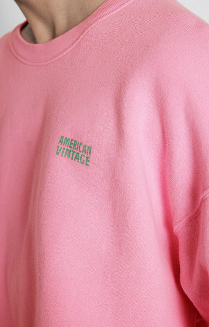 American Vintage - Sweatshirt - Vintage Pink - Izubird
