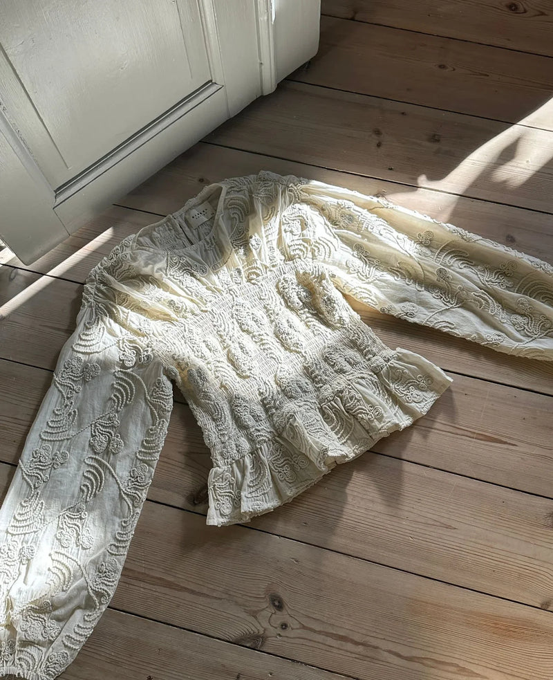 Sissel Edelbo - Bluse - Champagne - Iluna Top