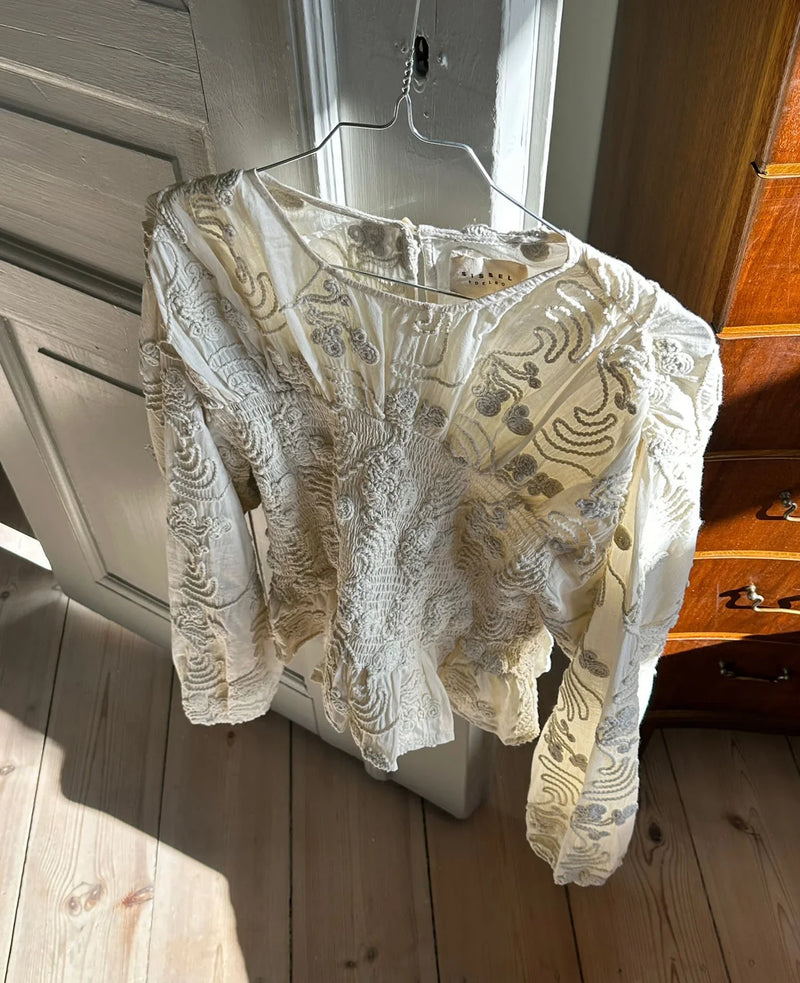 Sissel Edelbo - Bluse - Champagne - Iluna Top