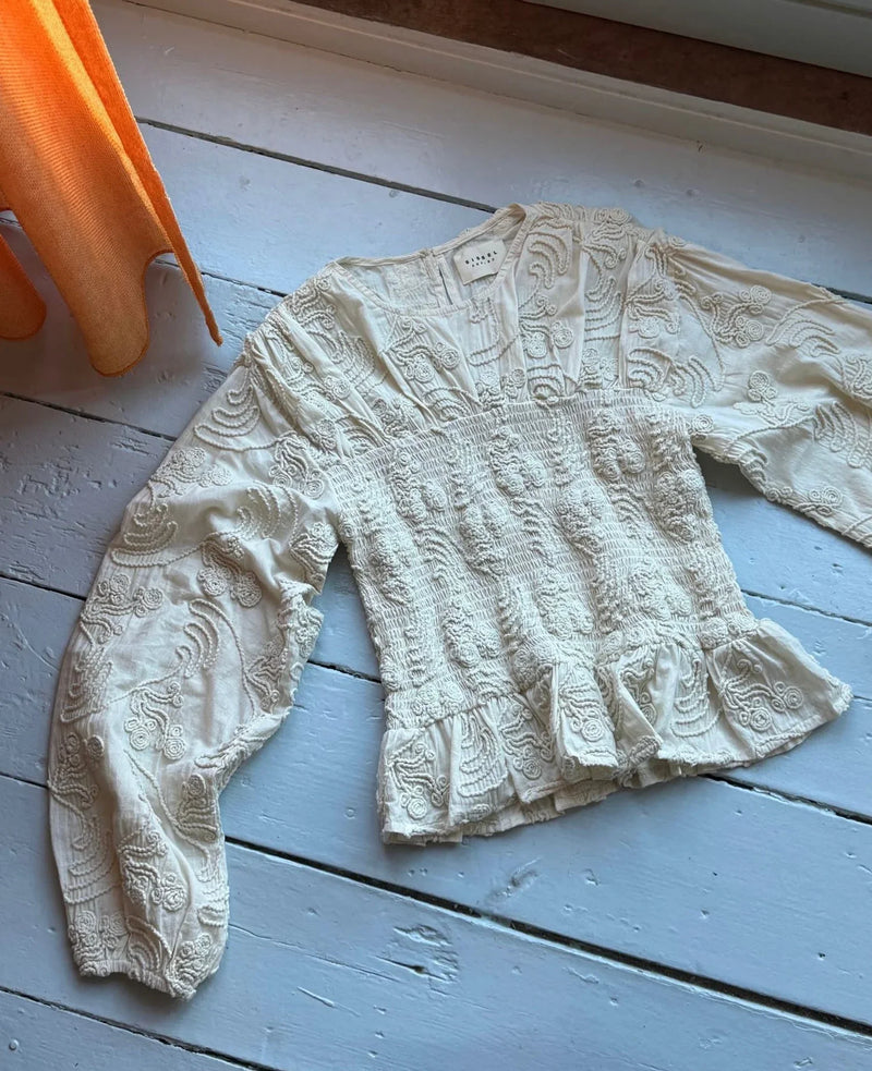 Sissel Edelbo - Bluse - Champagne - Iluna Top