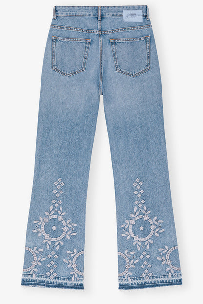 Ganni - Jeans - Denim broderi anglaise - Betzy