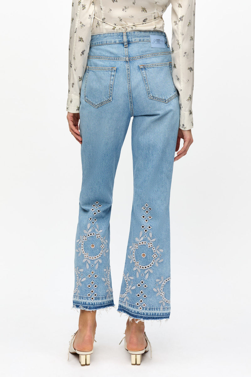 Ganni - Jeans - Denim broderi anglaise - Betzy