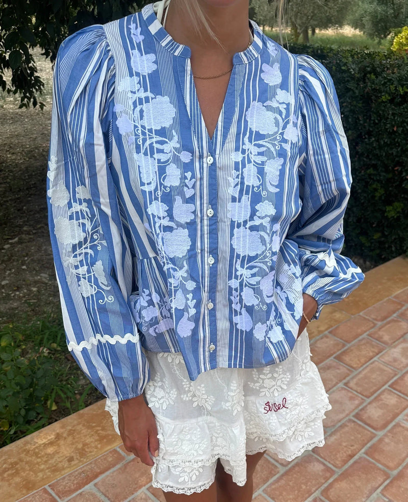 Sissel Edelbo - Skjorte - Blå - Juliane