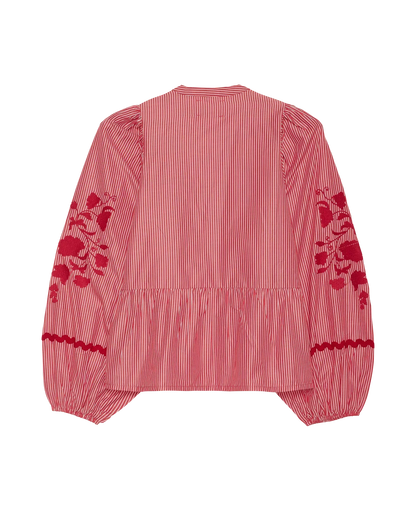 Sissel Edelbo - Skjorte -  Rød - Juliane