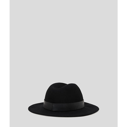 Karl Lagerfeld - Hat - Sort - Signature fedora