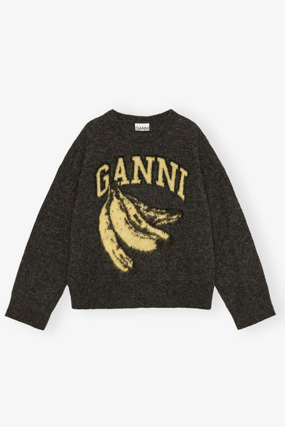 Ganni - Strik - Phantom - Banana Graphic